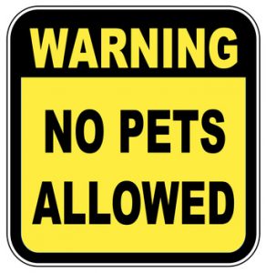 No Pets