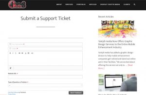 Support ticket system